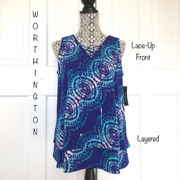 SALE✨Layered Swing Blouse✨ - Picture 3 of 7